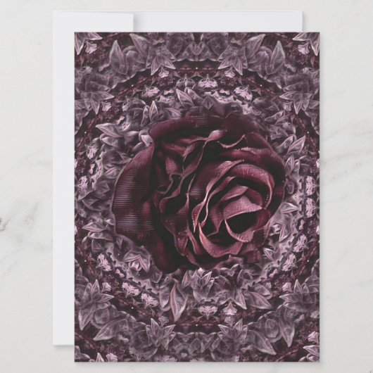 ローズ マンダラ 招待状 (正面)