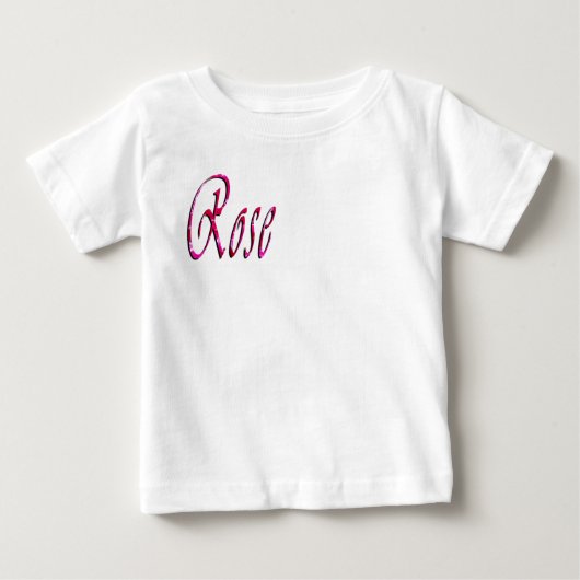 ローズ 女の子の名前, ベビーTシャツ (正面)