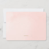 ローズ 招待状 (裏面)