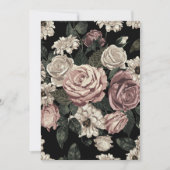 ローズ 招待状 (正面)