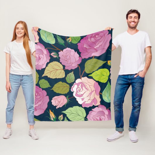 ローズ 16 フリースブランケット (インサイチュ)