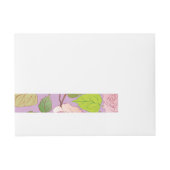 ローズ 18 ラップアラウンド宛名ラベル (正面)