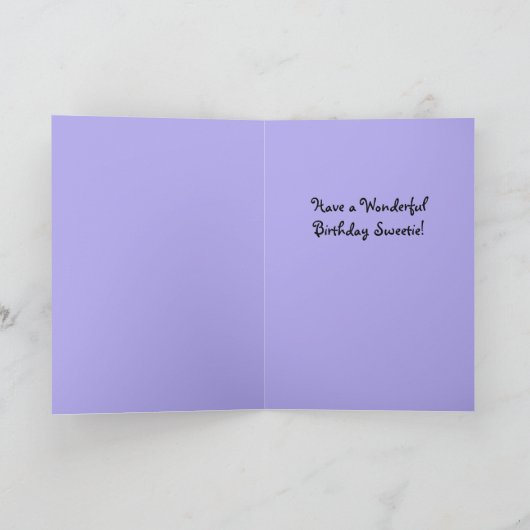 ローゼイチークアニメフェアリー誕生日カード カード (内部)