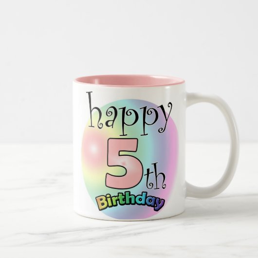 ローゼハッピーファイブ誕生日 ツートーンマグカップ (右)