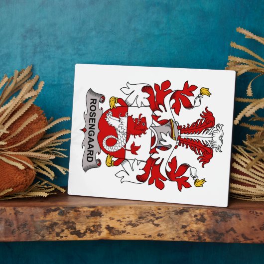 ローゼンガード家紋 フォトプラーク (側面)