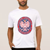 ローゼンバーグテキサス州ポーランドアメリカンイーグル Tシャツ (正面)