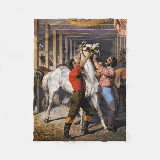 ローゼンバーグ素晴らしの東インド馬の招待者。 フリースブランケット (正面)