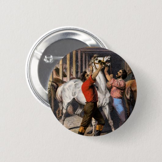 ローゼンバーグ素晴らしの東インド馬の招待者。 缶バッジ (正面&裏面)