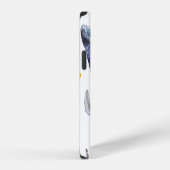 ローソク足チャート ビジネスグラフのクジラ iPhoneケース (右側面)