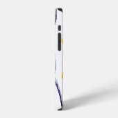 ローソク足チャート ビジネスグラフのクジラ iPhoneケース (左側面)