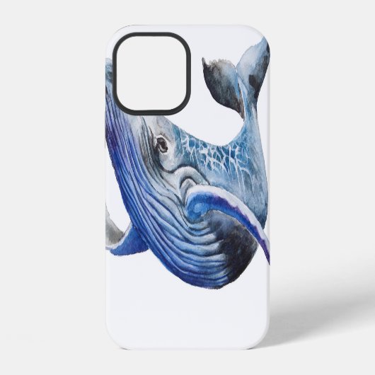 ローソク足チャート ビジネスグラフのクジラ iPhoneケース (裏面)