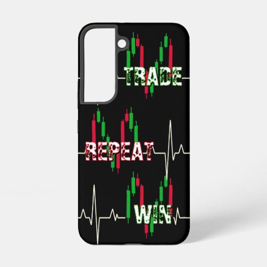 ローソク足パターン Phone Case – VYBE CORE  Samsung Galaxyケース (裏面)