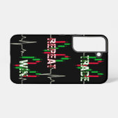 ローソク足パターン Phone Case – VYBE CORE  Samsung Galaxyケース (裏面横)