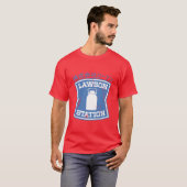 ローソン 駅 Distressed Tシャツ (正面フル)