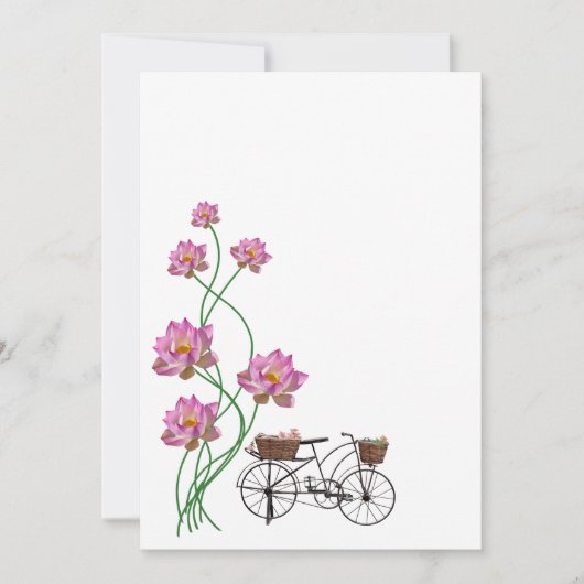 ロータスとサイクル 招待状 (正面)