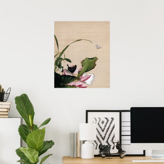 ロータスと矢印のファインアート ポスター (ホームオフィス)