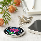 ロータスの吸血鬼 | カスタム12ステップメダリオン キーホルダー (側面)