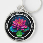 ロータスの吸血鬼 | カスタム12ステップメダリオン キーホルダー (正面)