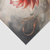 ロータスの囁き – デコパージュ – 薄葉紙 (詳細)