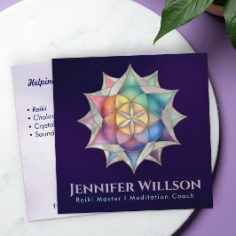 ロータスの生命の種 スクエア名刺