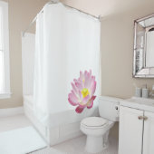 ロータスの花+あなたの背中のみ。&アイディア シャワーカーテン (インサイチュ)