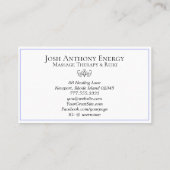 *~*ロータスアクアピンクパステルネブラ銀河系ユニバース 名刺 (裏面)