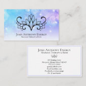 *~*ロータスアクアピンクパステルネブラ銀河系ユニバース 名刺 (正面/裏面)