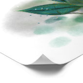 ロータスアジアンインクアートプリントポスター ポスター (角)