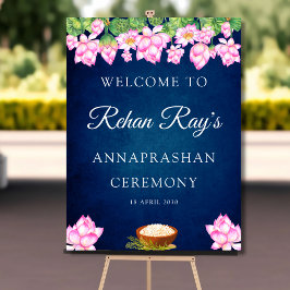 ロータスアナンパラシャン歓迎の看板 ポスター