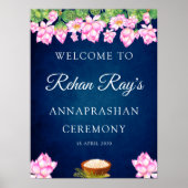 ロータスアナンパラシャン歓迎の看板 ポスター (正面)