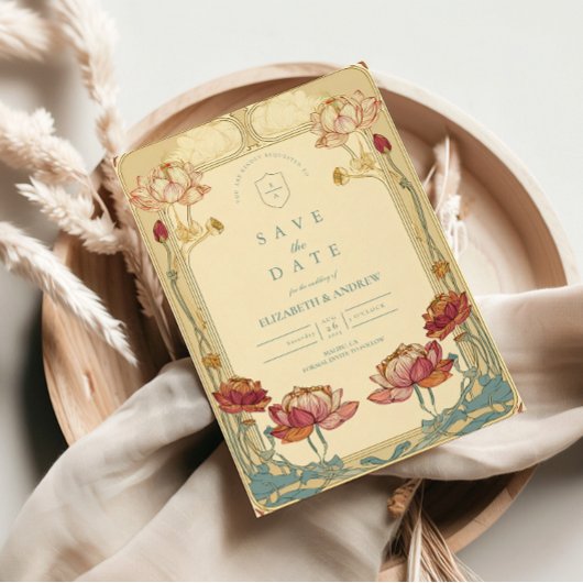 ロータスアールヌーボー結婚フローラ セーブザデート