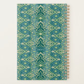 ロータスイカットパターン – ホワイトロータス プランナー手帳 (裏面)