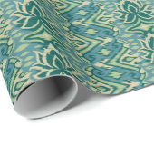 ロータスイカットパターン – ホワイトロータス ラッピングペーパー (ロールコーナー)