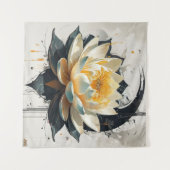 ロータスイン開花 タペストリー (正面(横))