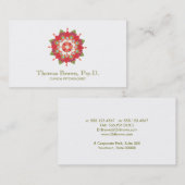 ロータスウェルネスとメンタルヘルス・ヒーリング・アーツ 名刺 (正面/裏面)