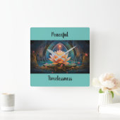 ロータスウォールクロック スクエア壁時計 (ホーム)