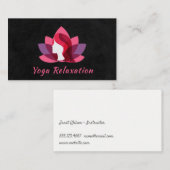 ロータスウーマンヘッドロゴ 名刺 (正面/裏面)