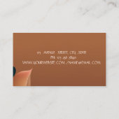 ロータスエレガントスタイリッシュヨガインストラクター 名刺 (裏面)