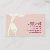 ロータスエレガントスパマッサージ 名刺 (裏面)