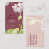 ロータスエレガントスパマッサージ 名刺 (正面/裏面)