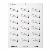 ロータスエレガントタトゥーのような住所 シール (フルシート)