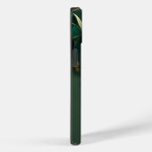 ロータスエレガントフローラピンク&金ゴールド |モノグラム Case-Mate iPhoneケース (裏面 / 右)