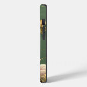 ロータスエレガントフローラピンク&金ゴールド |モノグラム Case-Mate iPhoneケース (裏面 / 左)