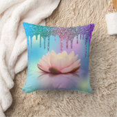 ロータスエレガントホログラフィグリッタードリップ クッション (ブランケット)