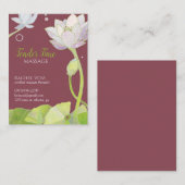 ロータスエレガントマッサージセラピスト 名刺 (正面/裏面)