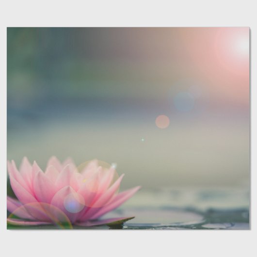 ロータスエレガント自然 ラッピングペーパー (フラット)