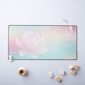 ロータスエレガント開花デスクマット デスクマット