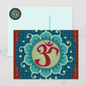 ロータスオウム- OM – ポストカード (正面/裏面)