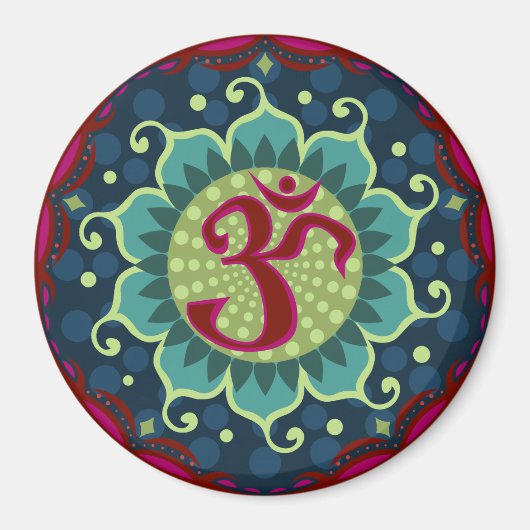 ロータスオウム- OM マグネット (正面)