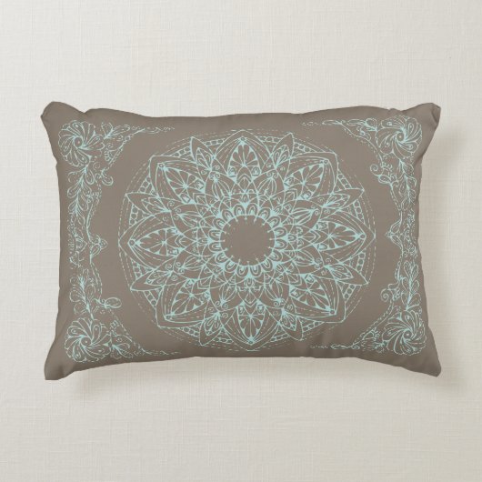 ロータスオンザビーチ – 枕 アクセントクッション (正面)